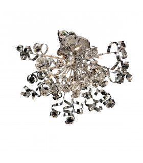 Clearance - Kurlz Ceiling 15 Light G4 Polished Chrome/Crystal NOT LED/CFL Compatible-1