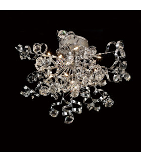 Clearance - Kurlz Ceiling 15 Light G4 Polished Chrome/Crystal NOT LED/CFL Compatible-2