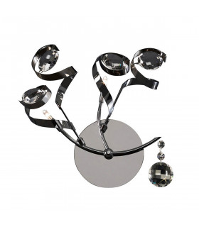 Clearance - Kurlz Wall Lamp 2 Light G4 Polished Chrome/Crystal NOT LED/CFL Compatible-1