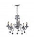 Clearance - Amora Pendant 5 Light E14 Polished Chrome/Crystal-1