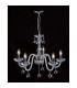 Clearance - Amora Pendant 5 Light E14 Polished Chrome/Crystal-2