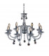 Clearance - Amora Pendant 8 Light E14 Polished Chrome/Crystal-1