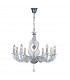 Clearance - Santo Pendant 8 Light E14 Polished Chrome/Crystal-1