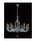 Clearance - Santo Pendant 8 Light E14 Polished Chrome/Crystal-2