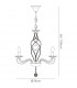 Clearance - Santo Pendant 8 Light E14 Polished Chrome/Crystal-5