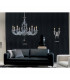 Clearance - Santo Pendant 2 Tier 12 Light E14 Polished Chrome/Crystal-4