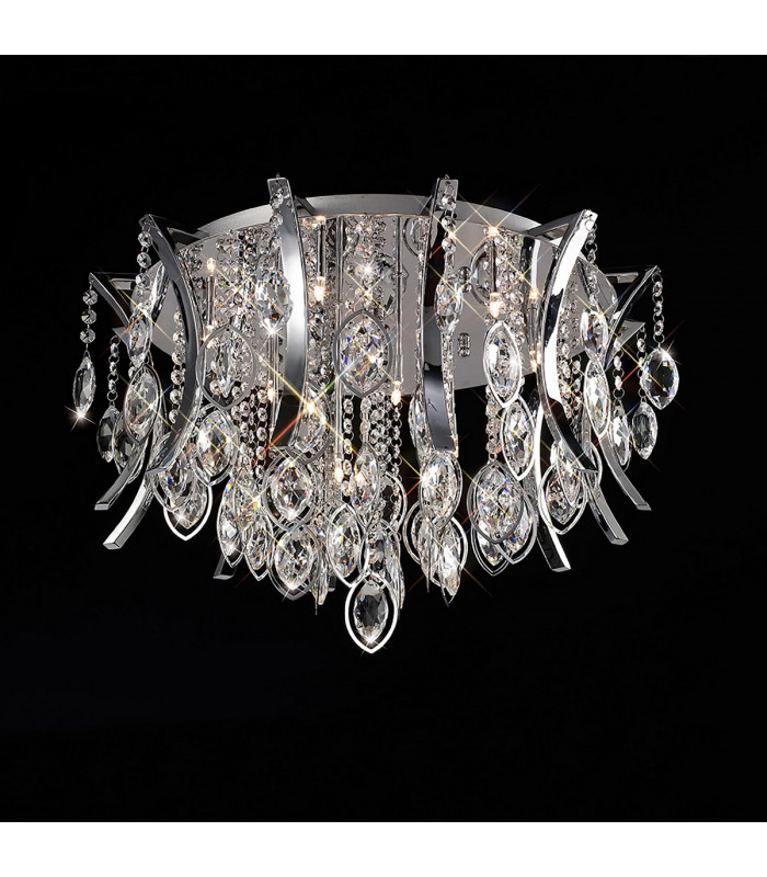 Clearance - Mios Ceiling 12 Light G4 Polished Chrome/Crystal NOT LED/CFL Compatible-2