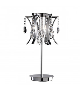 Clearance - Mios Table Lamp 3 Light G4 Polished Chrome/Crystal-1