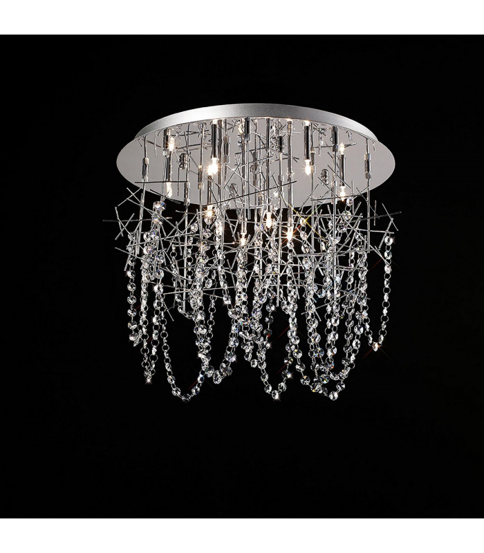 Clearance - Lexi Ceiling 10 Light G4 Polished Chrome/Crystal NOT LED/CFL Compatible-2