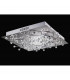 Clearance - Fia Flush Ceiling Square 6 Light G4 White LEDs Polished Chrome/Crystal NOT LED/CFL Compatible-2