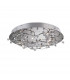 Clearance - Fia Flush Ceiling Round 6 Light G4 White LEDs Polished Chrome/Crystal NOT LED/CFL Compatible-1