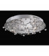 Clearance - Fia Flush Ceiling Round 6 Light G4 White LEDs Polished Chrome/Crystal NOT LED/CFL Compatible-2