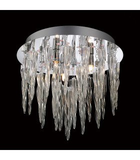 Clearance - Tropez Ceiling 3 Light G9 RGB LEDs And Remote Control Polished Chrome/Glass-2
