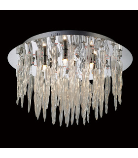 Clearance - Tropez Ceiling 6 Light G9 RGB LEDs And Remote Control Polished Chrome/Glass-2