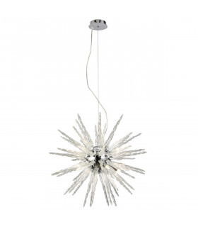 Clearance - Tropez Pendant 8 Light G9 Polished Chrome/Glass-1