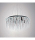 Clearance - Tropez Flat Pendant 8 LightRGB LEDs And Remote Control Polished Chrome/Glass-2