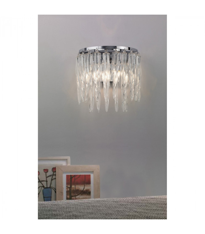 Clearance - Tropez Flat Pendant 8 LightRGB LEDs And Remote Control Polished Chrome/Glass-3