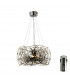 Clearance - Atria Pendant 3 Light E27 LEDs And Remote Control Stainless Steel-1