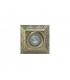 Clearance - Aspen Vintage Design Downlight Square GU10 Antique Brass Cut Out: 60mm-1