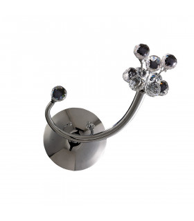 Clearance - Octavia Wall Lamp Switched G4 Left Facing Polished Chrome/Crystal NOT LED/CFL Compatible-1