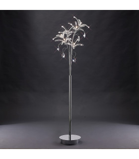 Clearance - Kenzo Floor Lamp 6 Light G4 Polished Chrome/Crystal NOT LED/CFL Compatible-2
