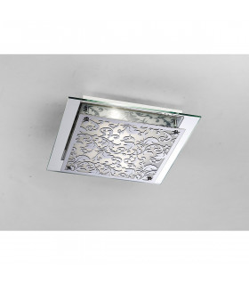 Clearance - Roveta Flush Ceiling/Wall Lamp 2 Light E27 Polished Chrome-2