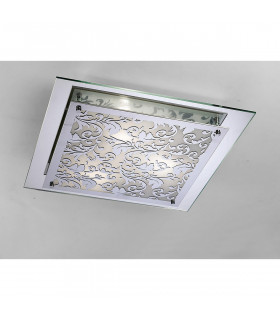 Clearance - Roveta Flush Ceiling/Wall Lamp 3 Light E27 Polished Chrome-2
