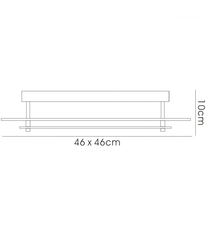 Clearance - Roveta Flush Ceiling/Wall Lamp 3 Light E27 Polished Chrome-4