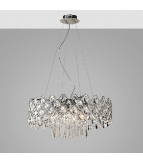 Clearance - Kenzie Pendant 16 Light G4 Polished Chrome/Crystal NOT LED/CFL Compatible-2