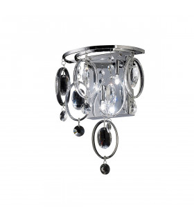 Clearance - Solana Wall Lamp 3 Light G4 Polished Chrome/Crystal NOT LED/CFL Compatible-1