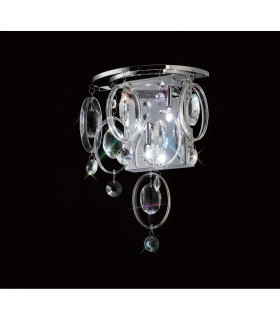 Clearance - Solana Wall Lamp 3 Light G4 Polished Chrome/Crystal NOT LED/CFL Compatible-2