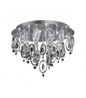 Clearance - Solana Ceiling 18 Light G4 Polished Chrome/Crystal NOT LED/CFL Compatible-1