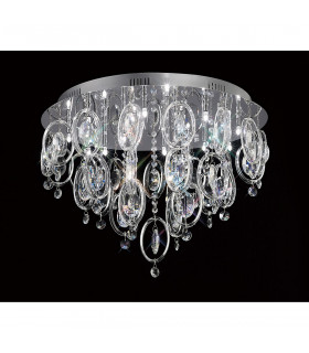 Clearance - Solana Ceiling 18 Light G4 Polished Chrome/Crystal NOT LED/CFL Compatible-2