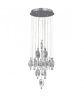 Clearance - Solana Pendant 9 Light G4 Polished Chrome/Crystal NOT LED/CFL Compatible-1