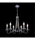 Clearance - Danya Pendant Round 6 Light E14 Polished Chrome/Crystal-2