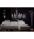 Clearance - Danya Pendant Round 6 Light E14 Polished Chrome/Crystal-3
