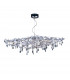 Clearance - Fusion Pendant Linear 10 Light G4 Polished Chrome/Crystal NOT LED/CFL Compatible-1