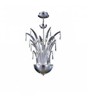 Clearance - Jasper Pendant Round 18 Light G4 Polished Chrome/Crystal NOT LED/CFL Compatible-1