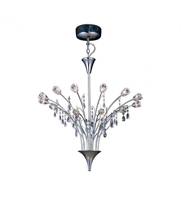 Clearance - Bouquet Pendant 18 Light G4 Polished Chrome/Crystal NOT LED/CFL Compatible-1