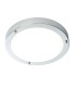 LED Bathroom Flush Ceiling Light Chrome, Frosted Glass IP44 - 1