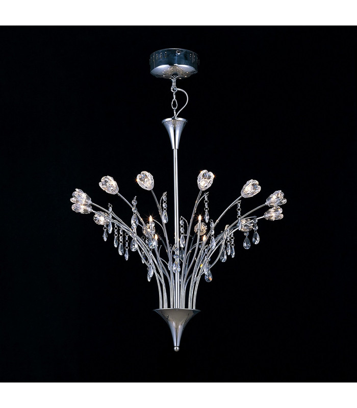 Clearance - Bouquet Pendant 18 Light G4 Polished Chrome/Crystal NOT LED/CFL Compatible-2