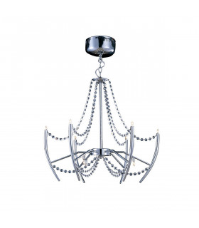 Clearance - Zest Pendant Round 9 Light G4 Polished Chrome/Crystal NOT LED/CFL Compatible-1