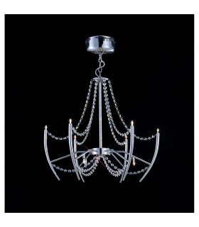 Clearance - Zest Pendant Round 9 Light G4 Polished Chrome/Crystal NOT LED/CFL Compatible-2