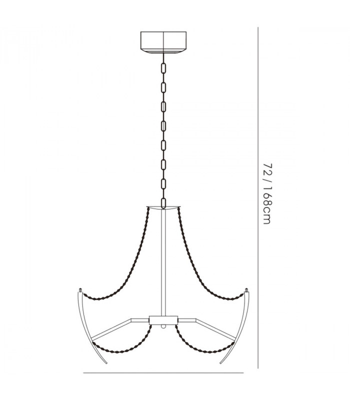 Clearance - Zest Pendant Round 18 Light G4 Polished Chrome/Crystal NOT LED/CFL Compatible-4