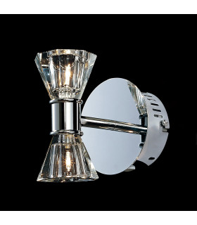 Clearance - Elisa Wall Lamp 2 Light G4 Polished Chrome NOT LED/CFL Compatible-2