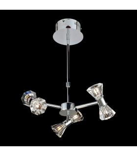 Clearance - Elisa Pendant Round 6 Light G4 Polished Chrome NOT LED/CFL Compatible-2