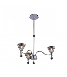Clearance - Neptune Pendant Round 3 Light G9 Polished Chrome-1