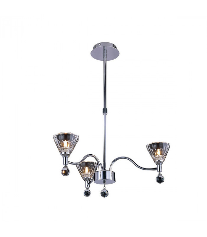 Clearance - Neptune Pendant Round 3 Light G9 Polished Chrome-1