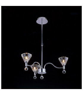 Clearance - Neptune Pendant Round 3 Light G9 Polished Chrome-2