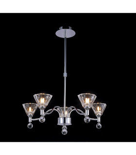 Clearance - Neptune Pendant Round 5 Light G9 Polished Chrome-2